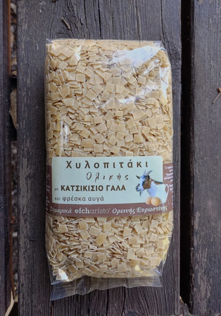 Χυλοπιτάκι Ολικής με Κατσικίσιο Γάλα & Φρέσκα Αυγά Αχυρώνα